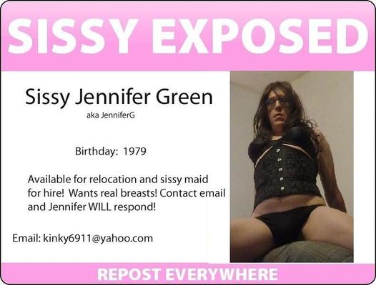 Jennifer Green Sissy Crossdresser!