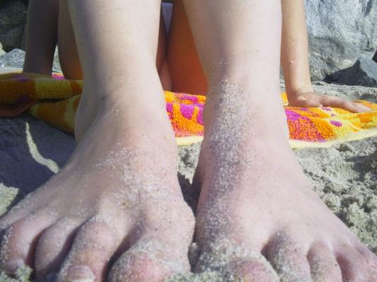 pieds de plage