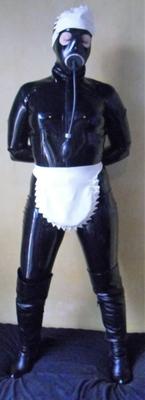 Rubber maid in full latex