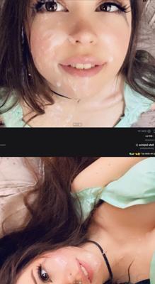 Belle Delphine - Cum in face