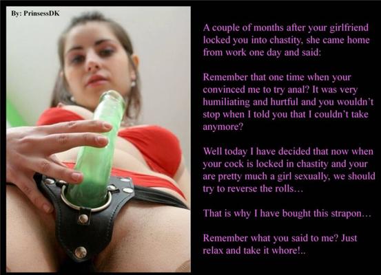 Chastity pegging