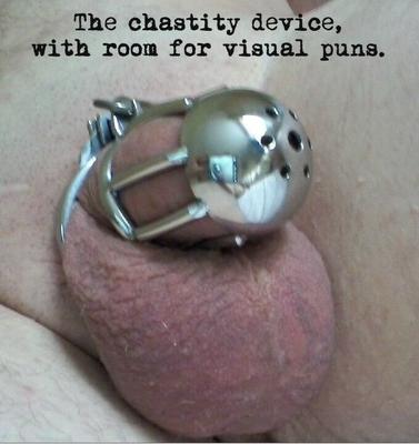 Chastity Device Visual Puns (For Mistress)