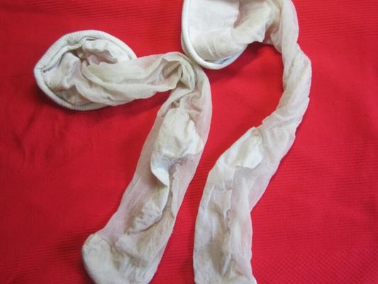 Chaussettes en nylon blanches