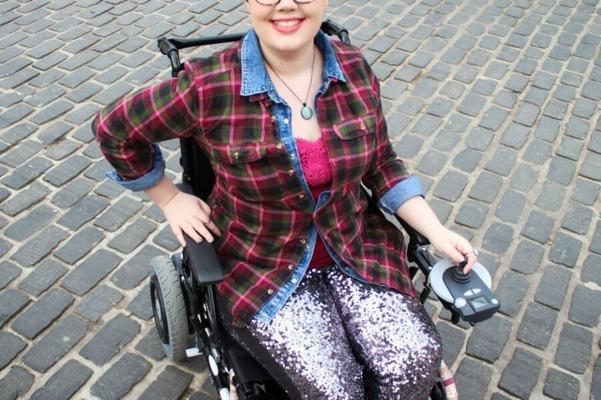 Beautiful & Sexy Paralyzed Sally In Her Wheelchair