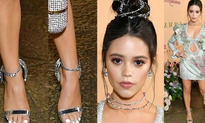 JENNA ORTEGA (FACE AND FEET)