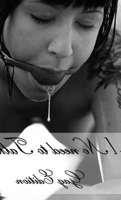 Stop Talking [Pics Bdsm/tied up/Gagged/clamps/submission]