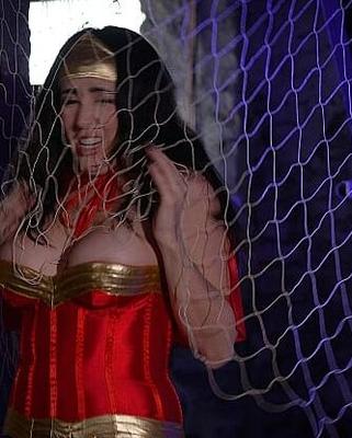 Batgirl and Wonderwoman bondage