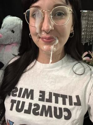 Cum on glasses