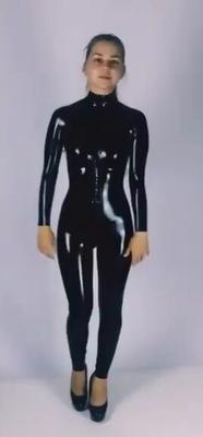 Anastasiya Kulbickaya Catsuit De Látex