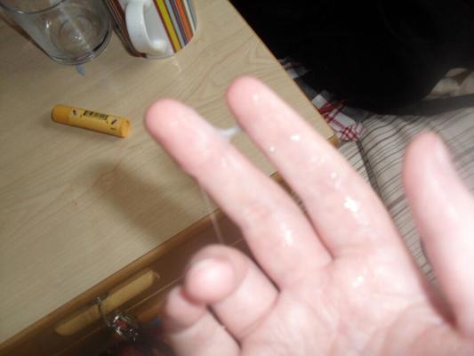 Klebrige Finger