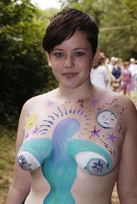 Body-paint sluts.