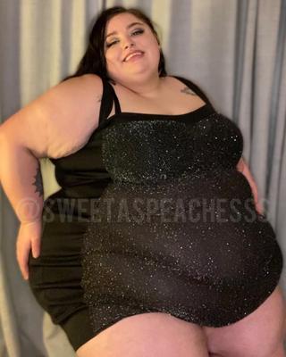 \'Sweetaspeachesss\' - SSBBW británica con CULO GIGANTE