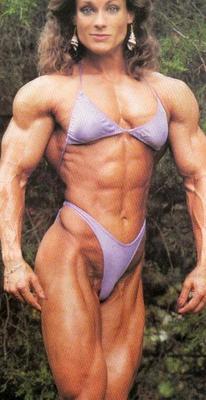 Susan Myers! Jacked Arms On Gorgeous Brunette!