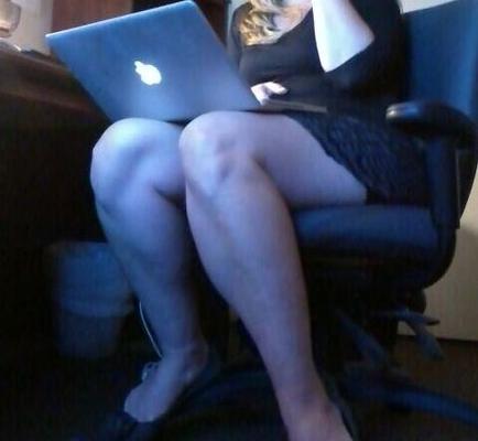 Thick legs of a tutor