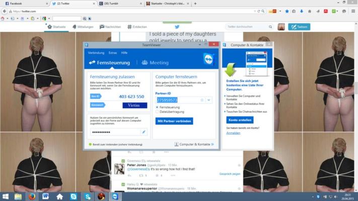 Dados do Teamviewer