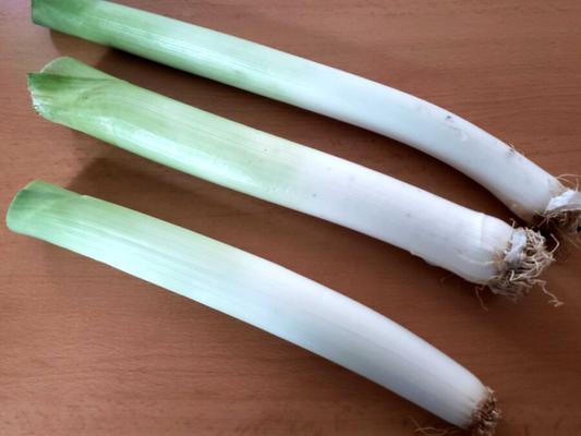 Leek in the anus