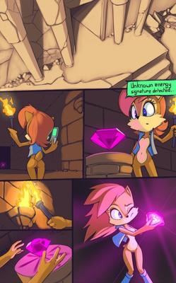 Cómic corto de Sally Acorn TF