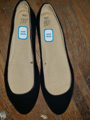 Time and Tru - Casual Ballet Flats - Black