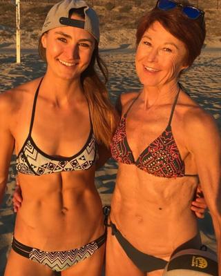 Hot Mother and Daughter . Amazing Bodies . Sexy and Fit