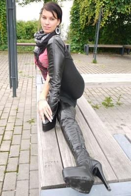 Mistress Luca - Hot over knee boots