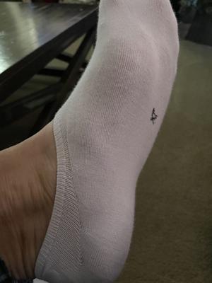 White Ped Socks