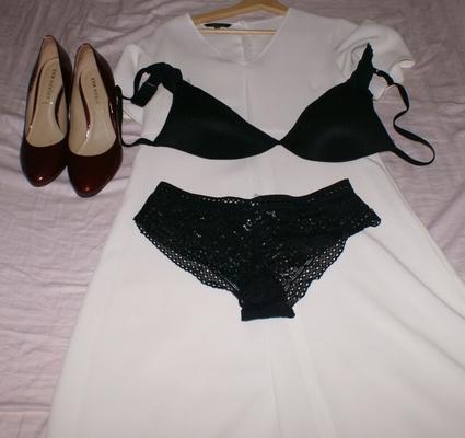 Wife&#;s lingerie panties and shoes