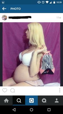 Super pregnant and super trashy