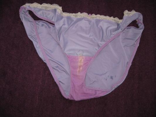 various soiled, dirty knickers of my wife