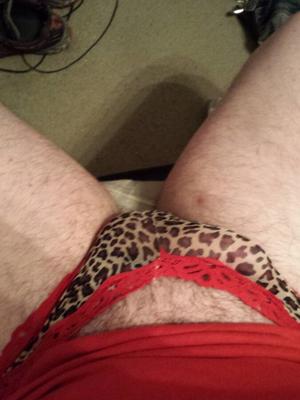 Red Leopard Panties