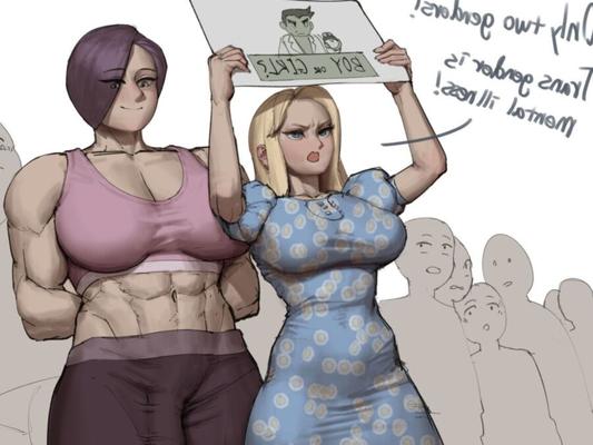 Cómic: Trans vs Tradwife (EN-US)