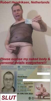 Robert Hendriksen, Netherlands. Exposed webslut.