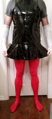 Neues Sissy-Kleid aus PVC