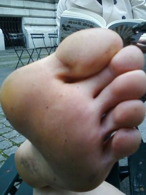 Stinky soles that need to be covered with my thick cum