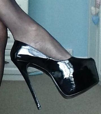 Sexy ankles in high heels