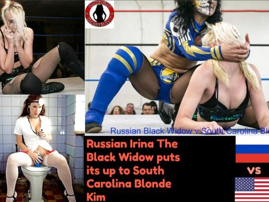 Russian Black Widow v USA Blonde