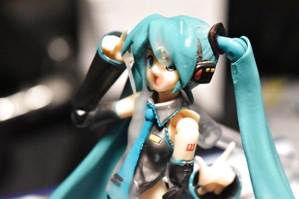 初音ミク フィギュアぶっかけ