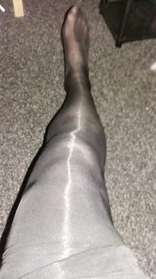 Black tights in ,morning