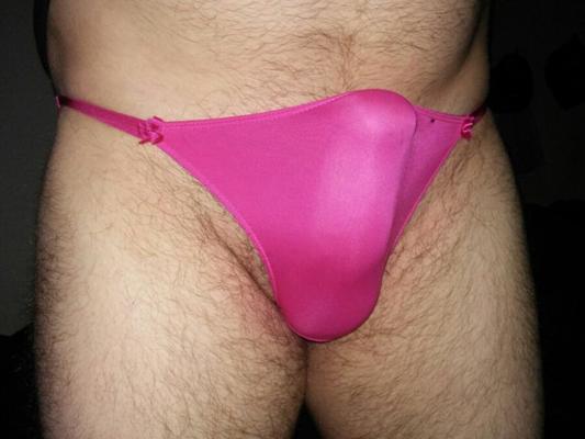 Hard in my pink panties