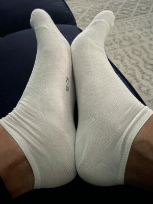 White No Show Socks