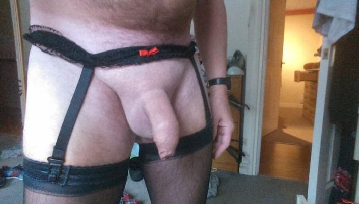 Homme en lingerie