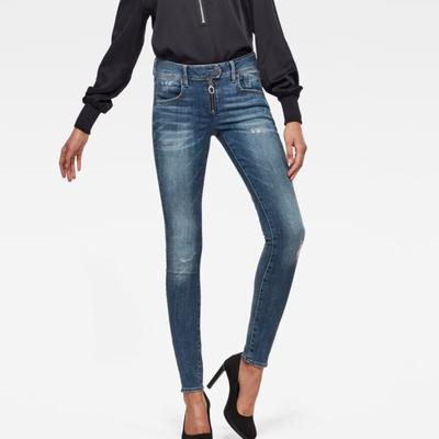 Denim CD Favorites — Синие джинсы скинни G-Star RAW —