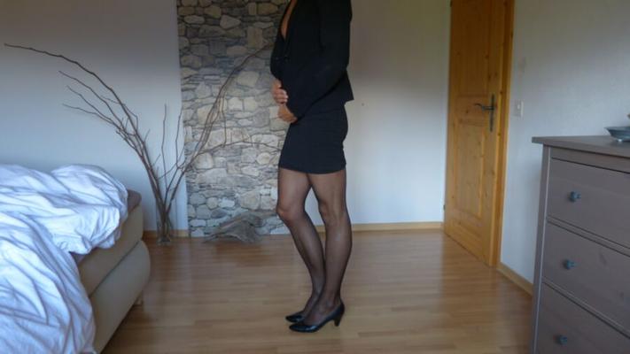 Crossdresser-Sekretärin-Hure