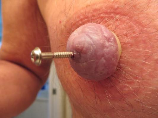 smaller screws in nipples.