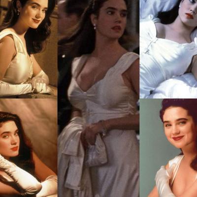 Jennifer Connelly en satin