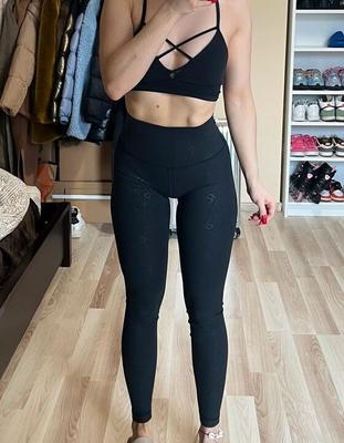 Leggings vinted elastano meia-calça cameltoe 6