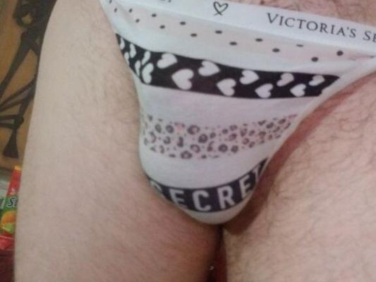 Me in my panties.