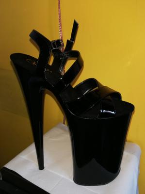 Beyond- - Black High Heels Pleaser