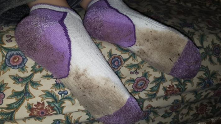 Mon ex-femme pose ses chaussettes