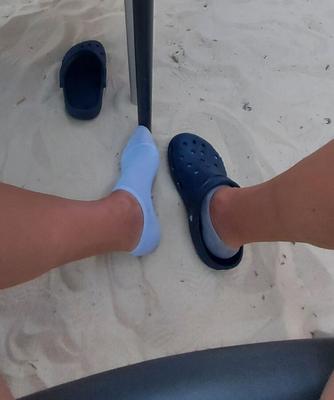 PLAYA,CROCS ET MINICALCETINES