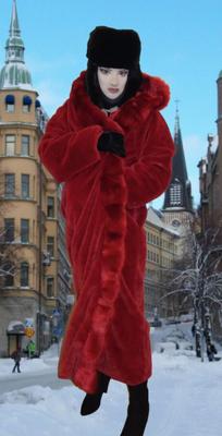 Sexy Furs in Sweden Snow